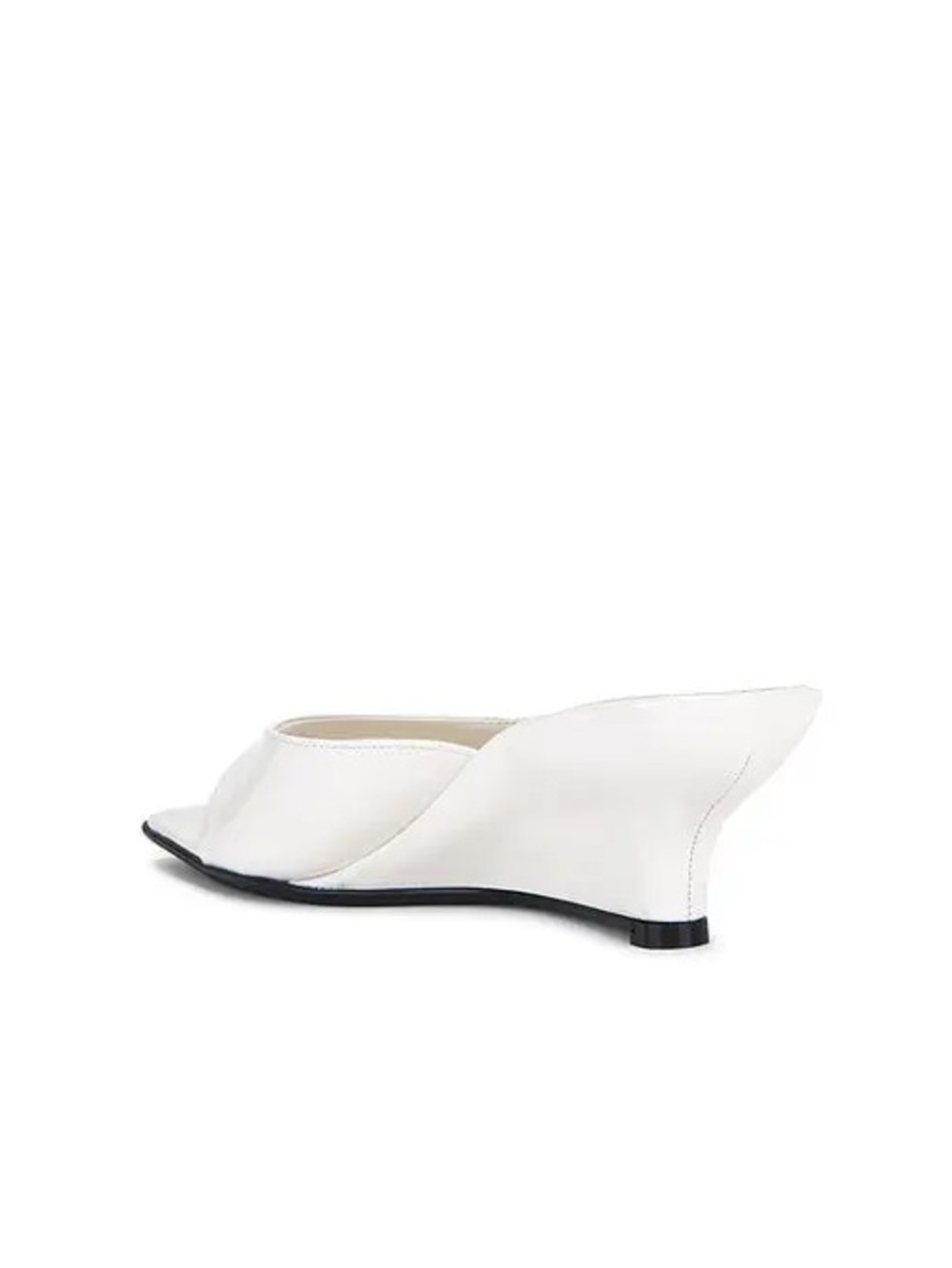 JEFFREY CAMPBELL HONEY BUN WHITE PATENT WEDGE SANDALS 8.5 - Picture 8 of 11